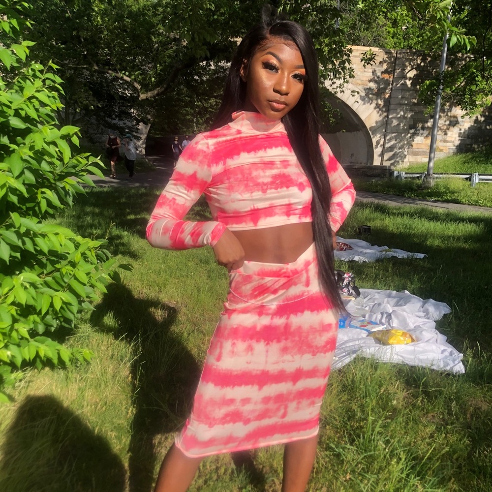 Tie Dye Print Set